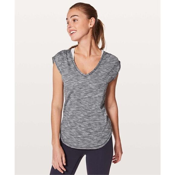 Womens Lululemon Sweat Times Short Sleeve - Picture 1 of 6